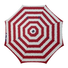 Flag Of The United States America Golf Umbrellas by paulaoliveiradesign