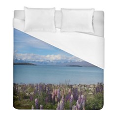 Lake Tekapo New Zealand Landscape Photography Duvet Cover (full/ Double Size) by paulaoliveiradesign