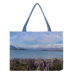 Lake Tekapo New Zealand Landscape Photography Medium Tote Bag by paulaoliveiradesign