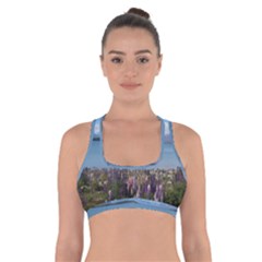 Lake Tekapo New Zealand Landscape Photography Cross Back Sports Bra by paulaoliveiradesign