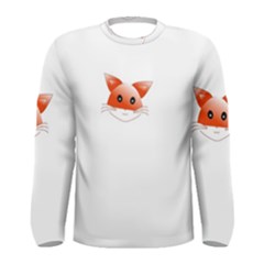 Animal Image Fox Men s Long Sleeve Tee by BangZart