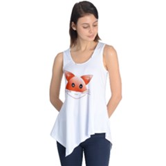 Animal Image Fox Sleeveless Tunic by BangZart