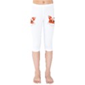 Animal Image Fox Kids  Capri Leggings  View1