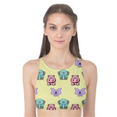 Animals Pastel Children Colorful Tank Bikini Top by BangZart