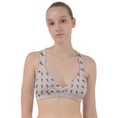 Ants Pattern Sweetheart Sports Bra