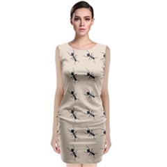 Ants Pattern Classic Sleeveless Midi Dress by BangZart