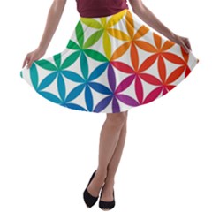 Heart Energy Medicine A-line Skater Skirt by BangZart