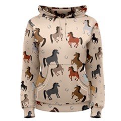 Horses For Courses Pattern Women s Pullover Hoodie by BangZart