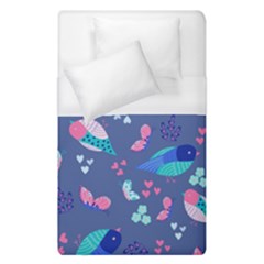 Birds And Butterflies Duvet Cover (single Size) by BangZart