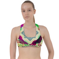 Several Wolves Album Criss Cross Racerback Sports Bra