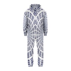 Illustration Binary Null One Figure Abstract Hooded Jumpsuit (kids) by BangZart