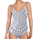 Illustration Binary Null One Figure Abstract Tankini Set View1