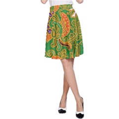 Art Batik The Traditional Fabric A-line Skirt by BangZart