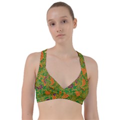 Art Batik The Traditional Fabric Sweetheart Sports Bra