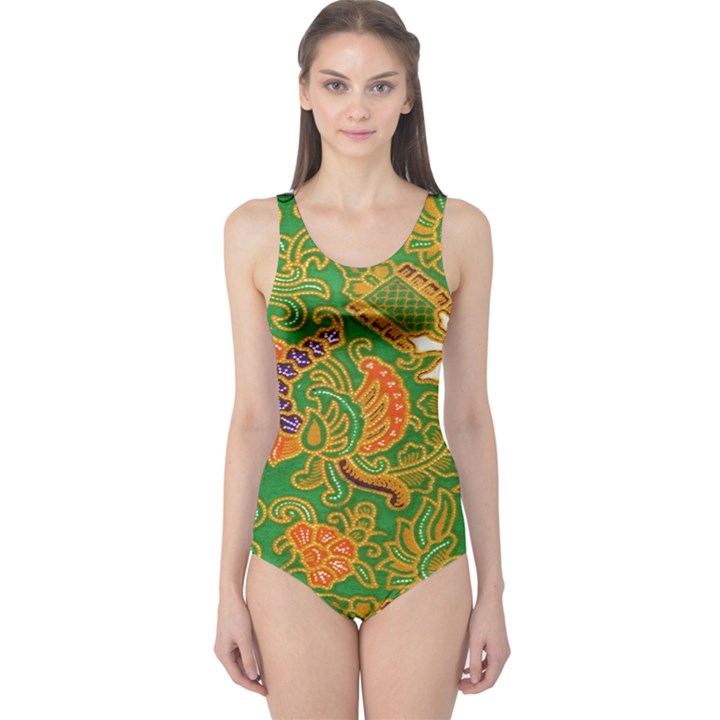 Art Batik The Traditional Fabric One Piece Swimsuit