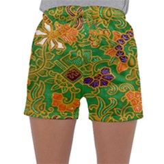 Art Batik The Traditional Fabric Sleepwear Shorts by BangZart