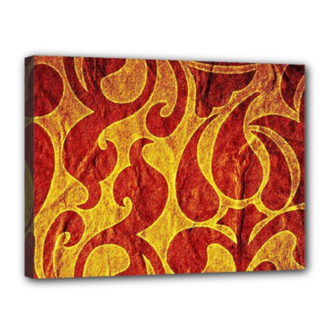 Abstract Pattern Canvas 16  X 12  by BangZart