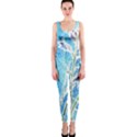 Art Batik Flowers Pattern OnePiece Catsuit View1