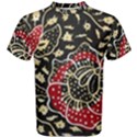 Art Batik Pattern Men s Cotton Tee View1