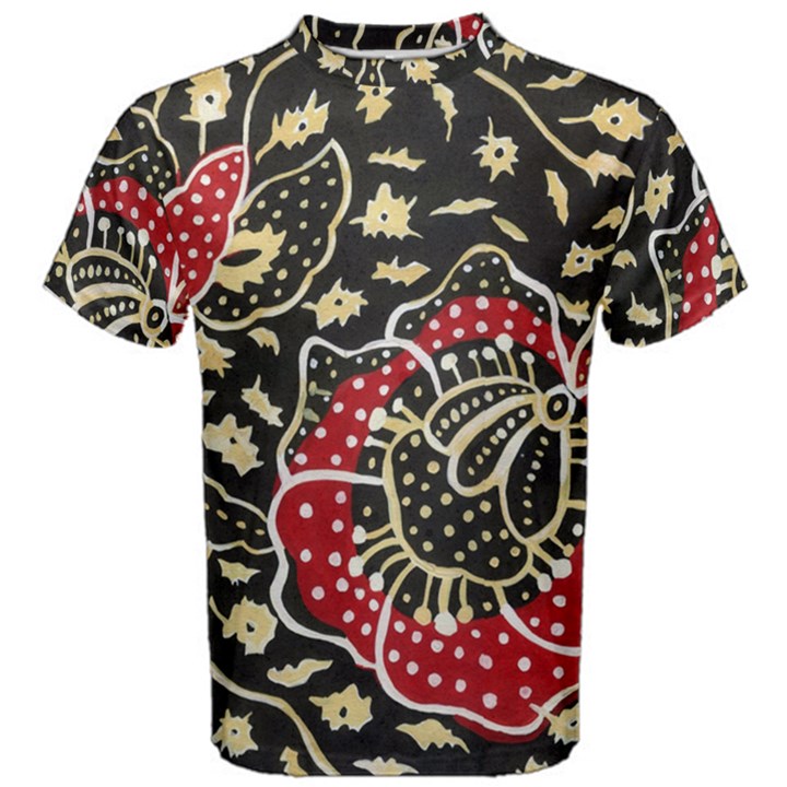 Art Batik Pattern Men s Cotton Tee