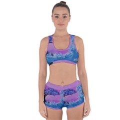 Rising To Touch You Racerback Boyleg Bikini Set