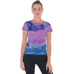 Rising To Touch You Short Sleeve Sports Top 