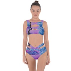 Rising To Touch You Bandaged Up Bikini Set 