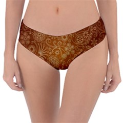 Batik Art Pattern Reversible Classic Bikini Bottoms