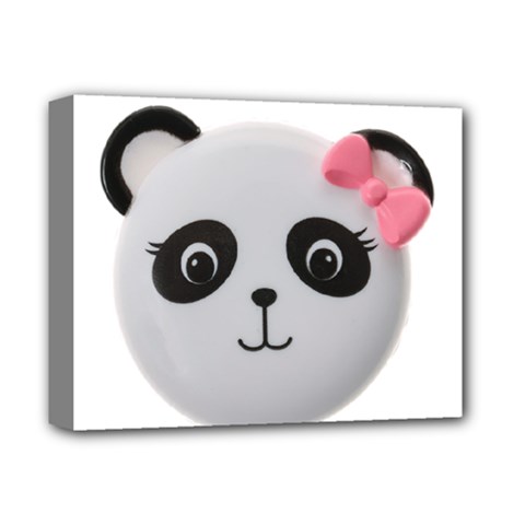 Pretty Cute Panda Deluxe Canvas 14  X 11 