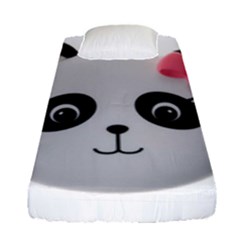 Pretty Cute Panda Fitted Sheet (single Size) by BangZart