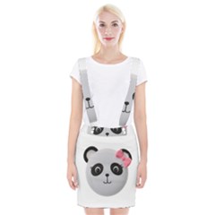 Pretty Cute Panda Braces Suspender Skirt by BangZart