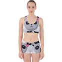 Pretty Cute Panda Work It Out Sports Bra Set View1