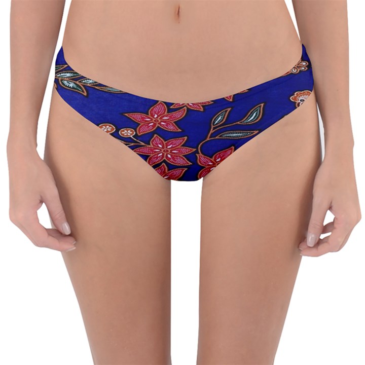 Batik  Fabric Reversible Hipster Bikini Bottoms