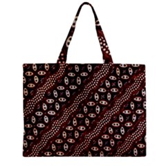 Art Traditional Batik Pattern Zipper Mini Tote Bag by BangZart