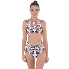 Art Traditional Batik Flower Pattern Bandaged Up Bikini Set  by BangZart