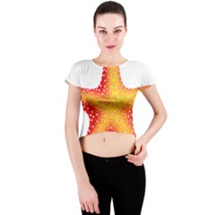 Starfish Crew Neck Crop Top by BangZart