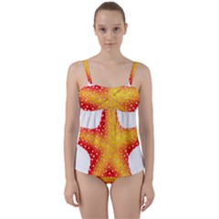 Starfish Twist Front Tankini Set