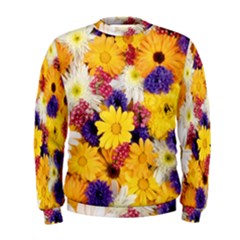 Colorful Flowers Pattern Men s Sweatshirt by BangZart