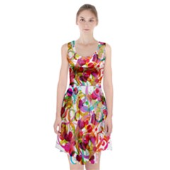 Abstract Colorful Heart Racerback Midi Dress by BangZart