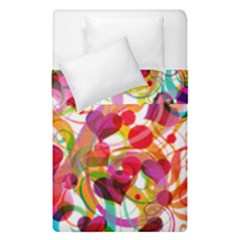 Abstract Colorful Heart Duvet Cover Double Side (single Size) by BangZart