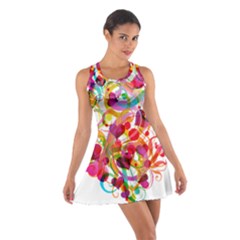 Abstract Colorful Heart Cotton Racerback Dress by BangZart