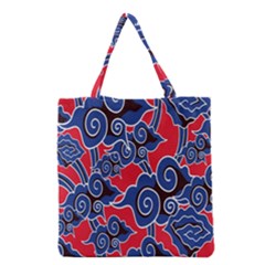 Batik Background Vector Grocery Tote Bag by BangZart