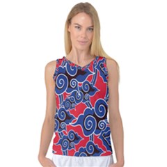 Batik Background Vector Women s Basketball Tank Top by BangZart