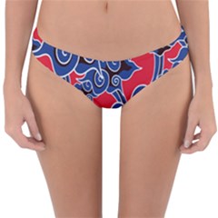 Batik Background Vector Reversible Hipster Bikini Bottoms