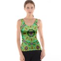 Golden Star Mandala In Fantasy Cartoon Style Tank Top View1