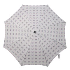 Pink Cute Cat Pattern Hook Handle Umbrellas (medium)