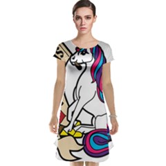 I Love Unicorn  Cap Sleeve Nightdress by ninabolenart