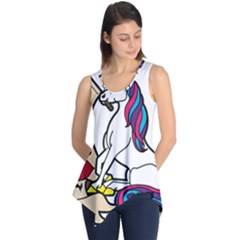 I Love Unicorn  Sleeveless Tunic