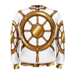 Boat Wheel Transparent Clip Art Men s Sweatshirt by BangZart