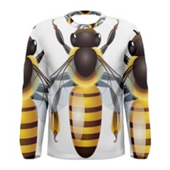 Bee Men s Long Sleeve Tee by BangZart